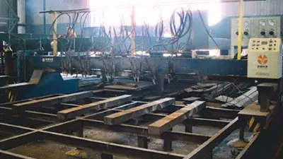 Flame Straightening Machine